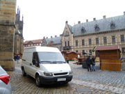 Stěhování obrazů na Pražský hrad